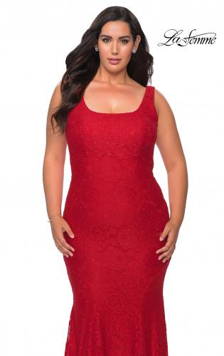  Plus Size Red Formal Dress